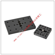 Flat Mounting Black Anodized Aluminum Plates